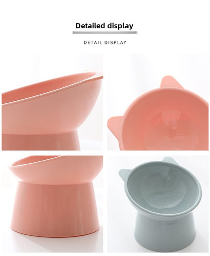 Pet Feeding Bowl Set with Elevated Stand for Cats and Dogs, Nordic Design