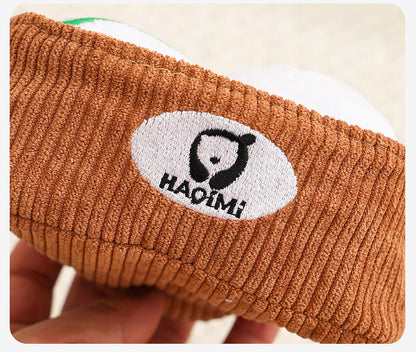 Durable Cotton Rope Dog Chew Toy with Squeaker Sound Interactive Plush Puppy Toys for Boredom Relief and Dental Health Pet Supplies