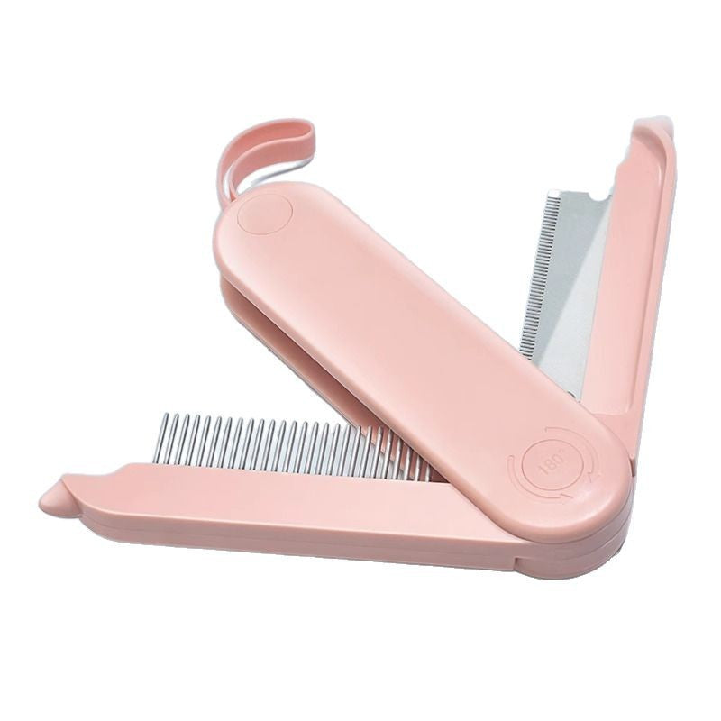 Cat Dog Long Hair Comb Pet Supplies Detangling Remove Floating Hair Cleaning Tool