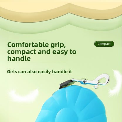 Pumpkin 5M Auto Retractable Explosion Proof Dog Leash for Small Medium Dog Walking