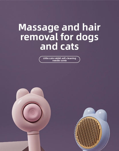 Professional Cat Grooming Brush for Shedding Floating Hair Remover Deshedding Comb for Cats and Dogs Pet Cleaning Supplies Detangling Tool