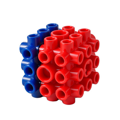 Interactive Dog Toy Treat Dispensing Ball for Teeth Cleaning Training Cube Food Puzzle Boredom Reliever Durable Chew Toy for Dogs