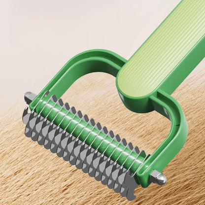 New Double-Sided Thinning Pet Knot-Opening Comb for Dog Cat Wholesale