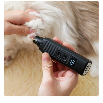Pet Nail Grinder Clipper with Light for Dogs Cats