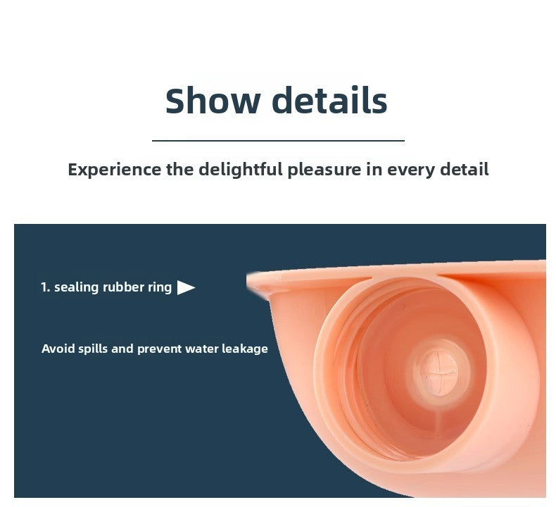 Small Dog Outdoor Walking Portable Water Bottle Pet Dispenser Cup