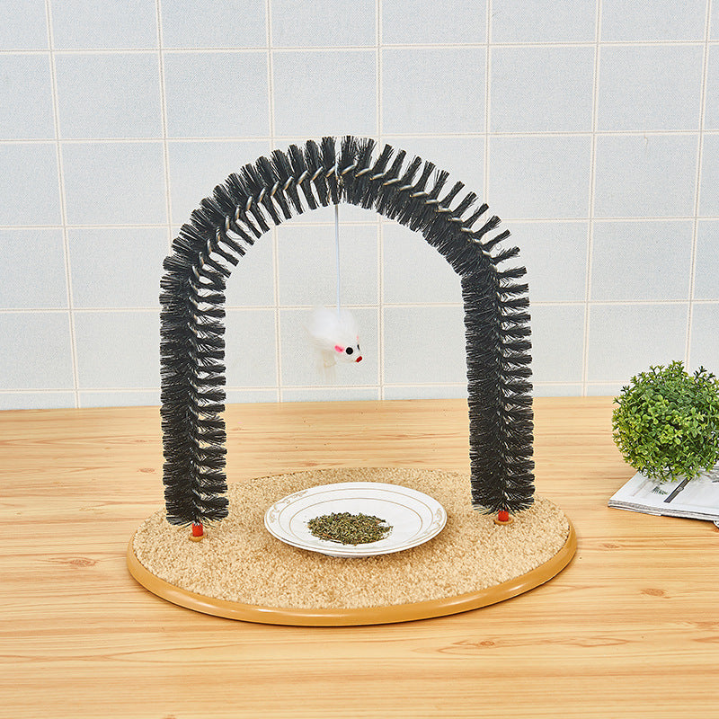 Pet Grooming Arch Scratcher Self-Entertainment Toy