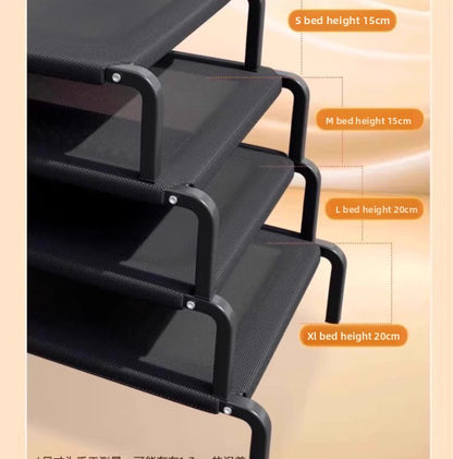 Elevated Dog Camping Bed All-Season Moisture-Proof Kennel Bed for Small Large Dogs