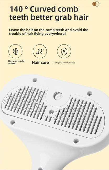 Pet Grooming Spray Comb for Cat Dog Hair Detangling Cleaning