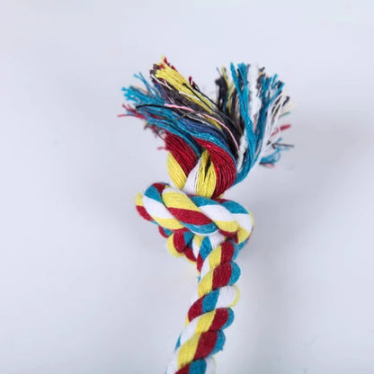 Interactive Dog Bite Pulling Rope Knot Toy for Medium to Large Puppies