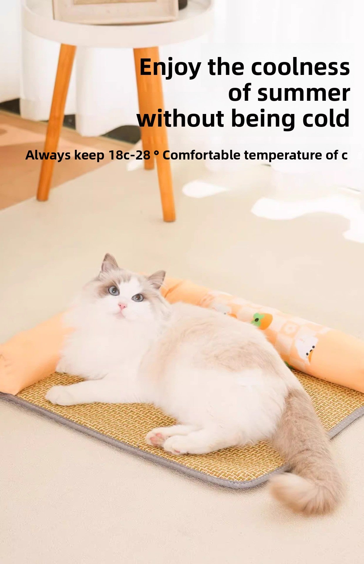 Home Use Pet Cat Dog Summer Cooling Mat Universal Soft Ice Cushion for Neck Safety
