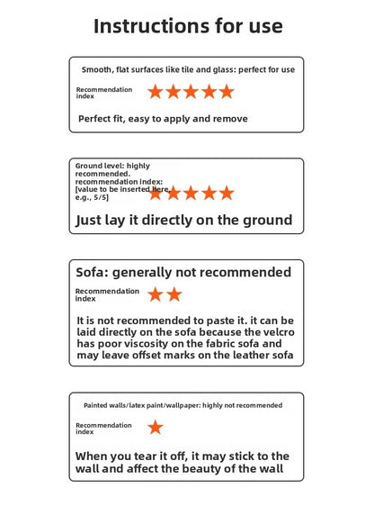 Vertical Wall Sticker Cat Scratch Board Sisal Material Wear Resistant Anti Scratch Sofa Pad Toy