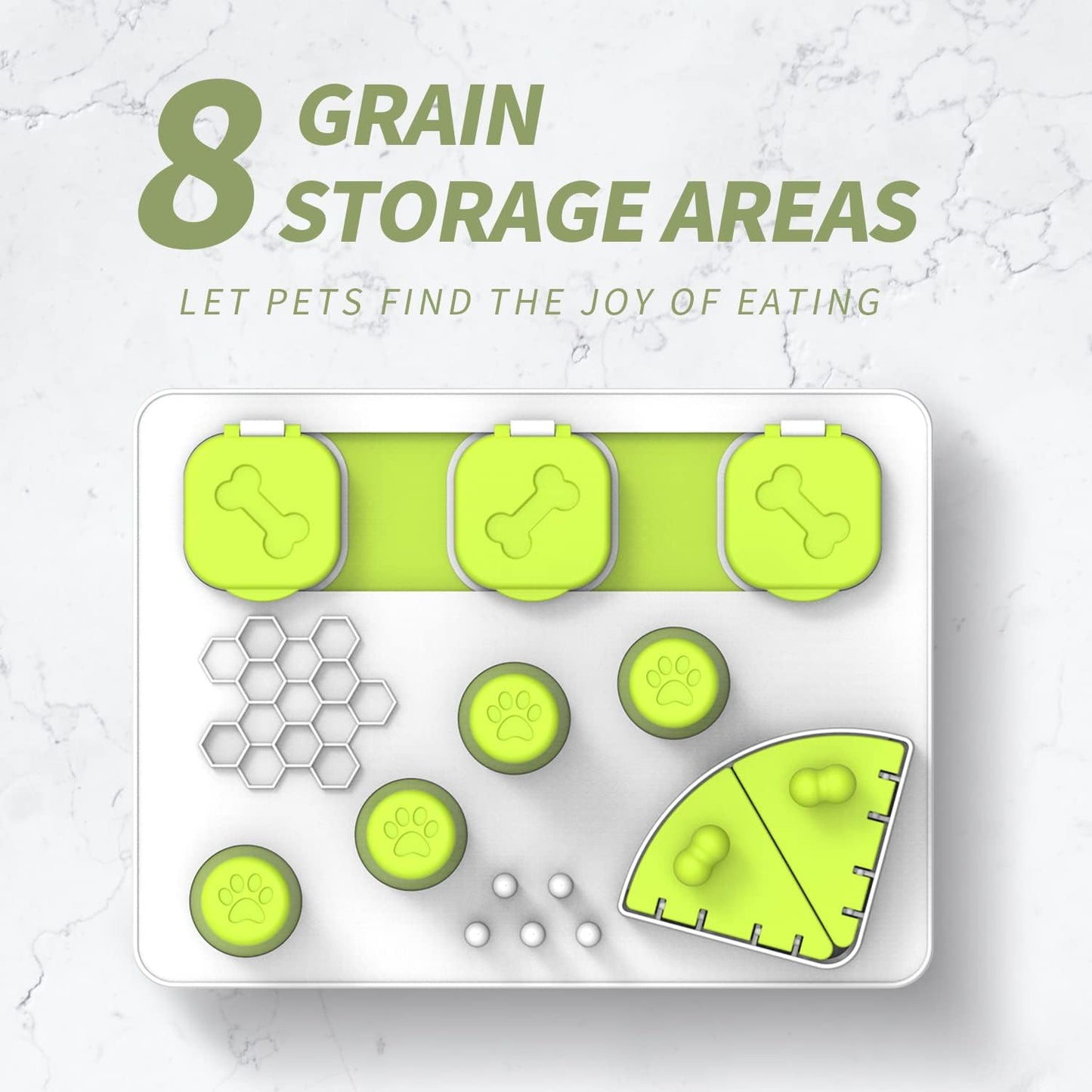 Pet Slow Feeder Puzzle Toy for Dog Intelligence Training