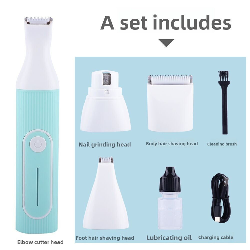 Pet Supplies New Pet Hair Trimmer Set Dog Electric Clipper Nail Grinder Pet Paw Hair Trimmer