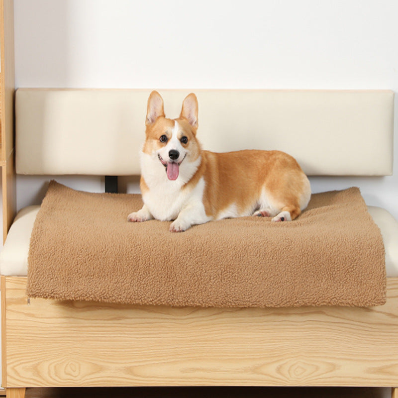 Self-heating dog bed pad for pets