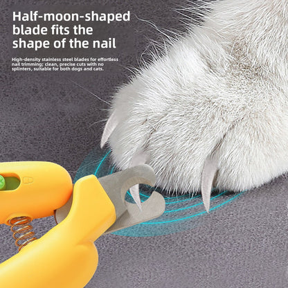 Banana Style Magic Nail Clipper for Cats Dogs Rabbits Anti Bleeding