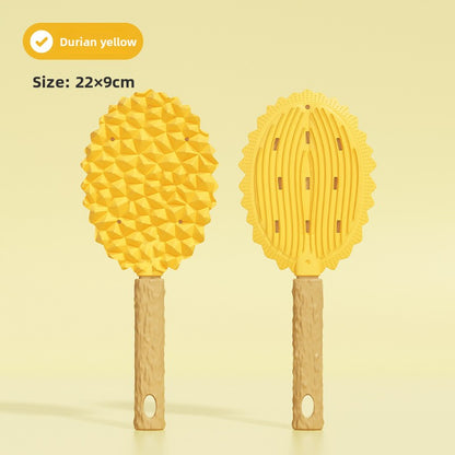 Premium Cat Deshedding Brush for Long Short Hair Pet Grooming Tool with Durian Massage Comb Effective Hair Removal and Cleaning Brush Multi Functional Fur Scraper