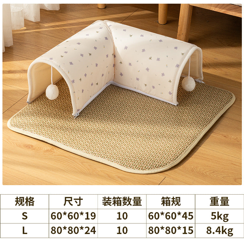 Cooling Ice Silk Pet Nest Mat Summer Sleep Pad for Cats Dogs