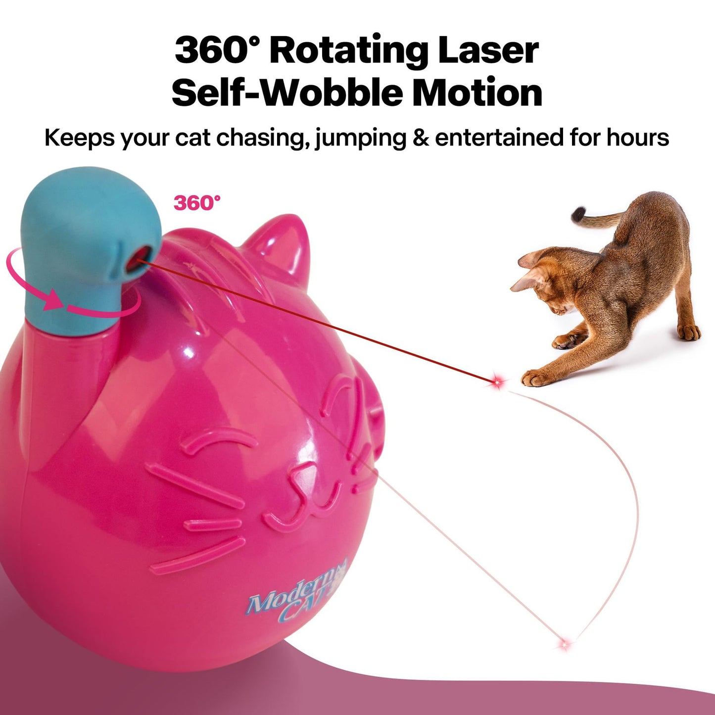 Pet Smart LED Infrared Auto Laser Cat Fun Teaser Toy