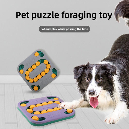 Pet Supplies New Dog Puzzle Foraging Toy Interactive Training Anti Boredom Fun