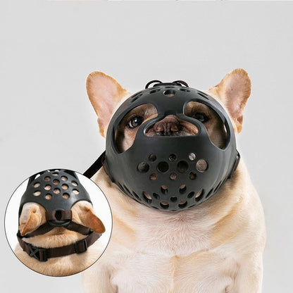 Dog soft rubber mouth cover, anti-bite, anti-barking, indiscriminate eating, dog mouth cover, magic fight, short mouth mask, pet supplies