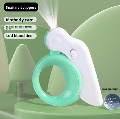 New Pet Nail Clippers with LED Light for Blood Line Observation, Dog Nail Clippers for Beginners, Pet Supplies