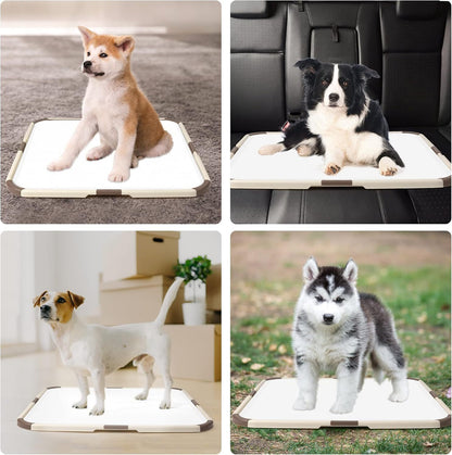 Extra Large Pet Toilet Portable Foldable Diaper Clip Dog Pee Dog Toilet Training Tray Pad