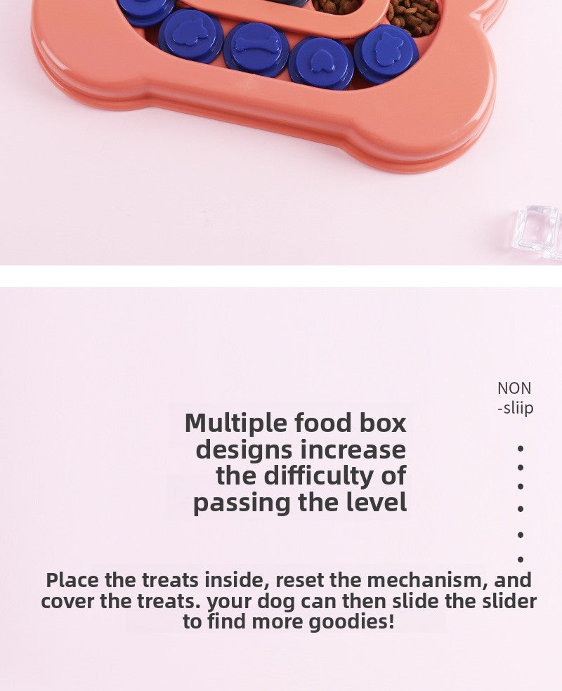 Pet Supplies Bone-Shaped Slow Feeder Intelligence Toy