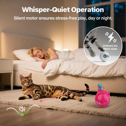 Pet Smart LED Infrared Auto Laser Cat Fun Teaser Toy