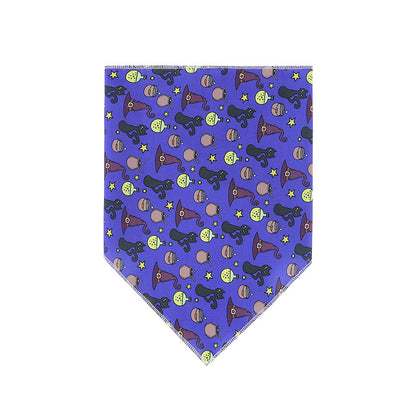 Pet Halloween bandana dog drool bib cat neck scarf