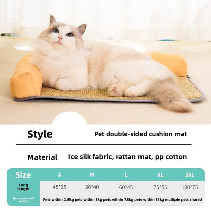 Home Use Pet Cat Dog Summer Cooling Mat Universal Soft Ice Cushion for Neck Safety