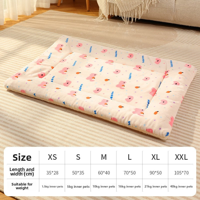 Electric Heating Pad for Cats and Dogs Waterproof Pet Warmer Mat Thermostat Control Ultra Soft Fleece Winter Bed for Puppy Kitten