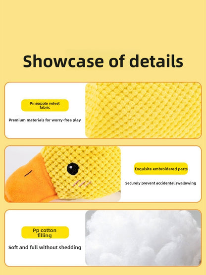 Durable Charging Duck Chew Teething Plush Elephant Pet Donkey Toy