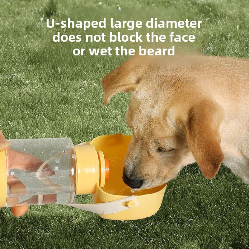 Leakproof Portable Dog Water Bottle Outdoor Travel Water Dispenser with Collapsible Bowl for Dogs On The Go Walking Hiking Camping and Travel