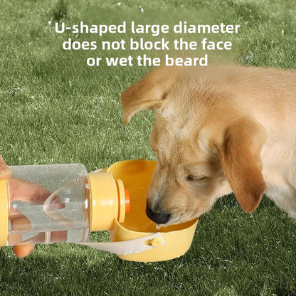 Leakproof Portable Dog Water Bottle Outdoor Travel Water Dispenser with Collapsible Bowl for Dogs On The Go Walking Hiking Camping and Travel