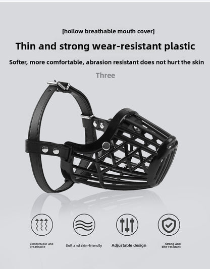 Anti Bite Soft Plastic Large Dog Muzzle Breathable Mesh for Golden Retrievers