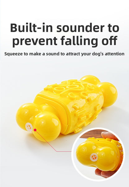 Dog Toy Sound Bone Treat Dispensing Chew Stick Durable Chew Toy Pet Supplies Dog Toothbrush