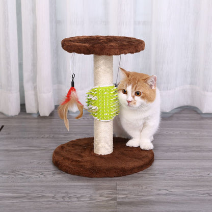 Cat Hair Removal: Dual-Function Scratcher and Comb Toy