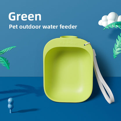 Small Dog Outdoor Walking Portable Water Bottle Pet Dispenser Cup
