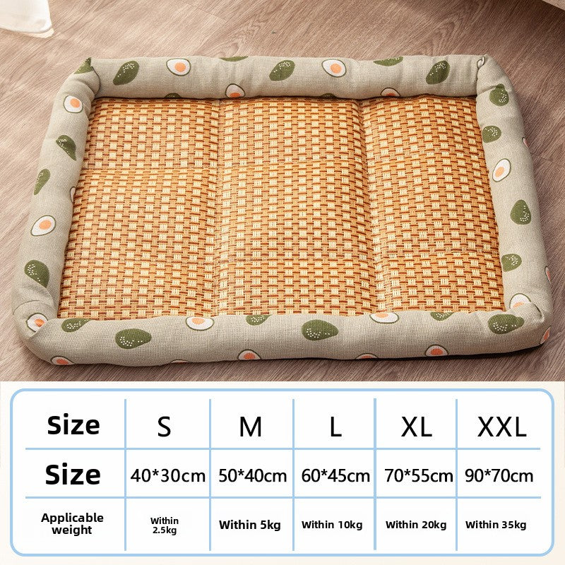 AllSeason Pet Cooling Mat Pad for Dogs Cats Summer WearResistant Bed Essentials