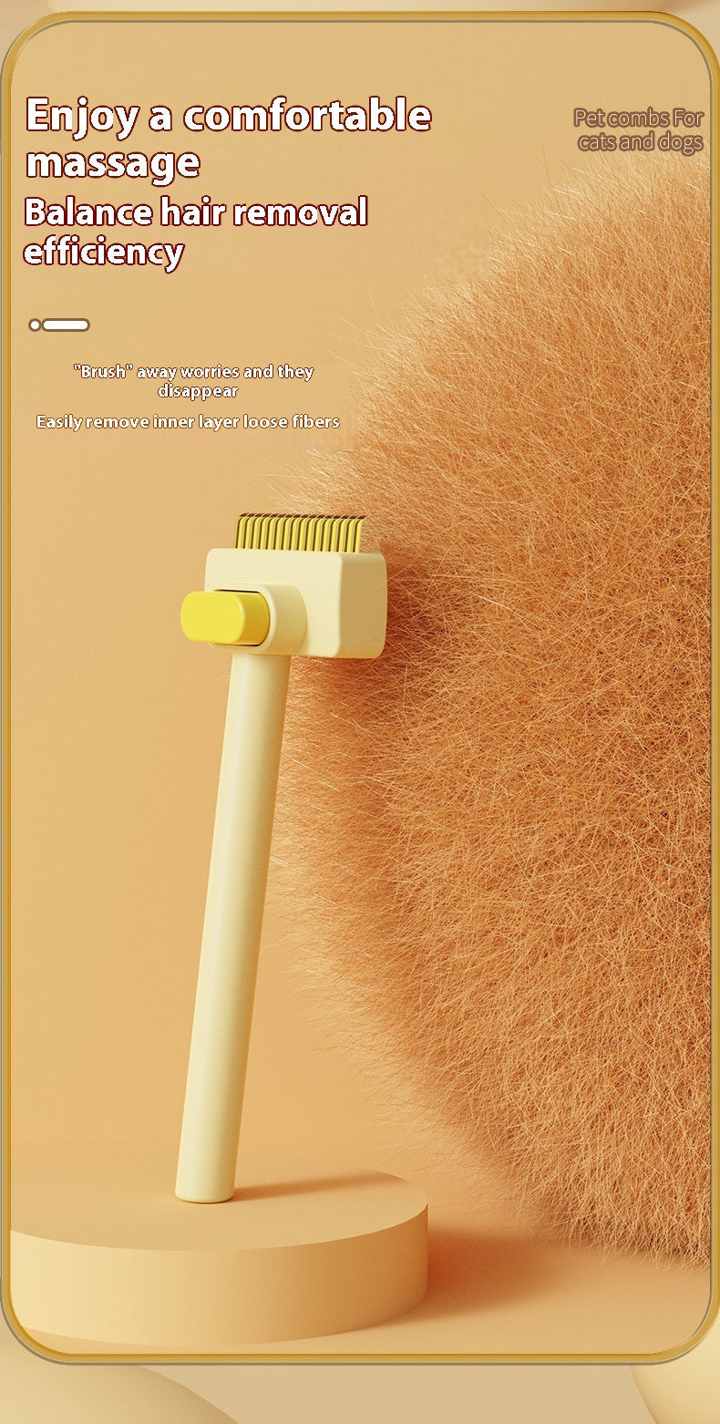 Pet Dematting Thinning Comb for Dogs Cats Removing Loose Hair