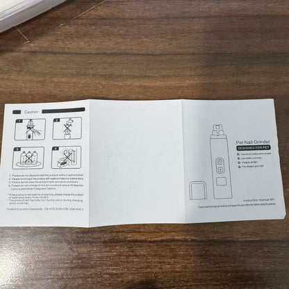 Pet Nail Grinder Clipper with Light for Dogs Cats