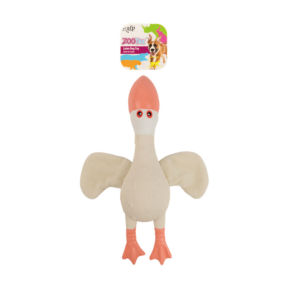 Cartoon French Bulldog Dog Sound Latex Chew Toy for Teeth Cleaning