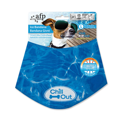 Multiple Sizes Pet Ice Neckband for Summer Anti-Sunstroke Cold Triangle Scarf