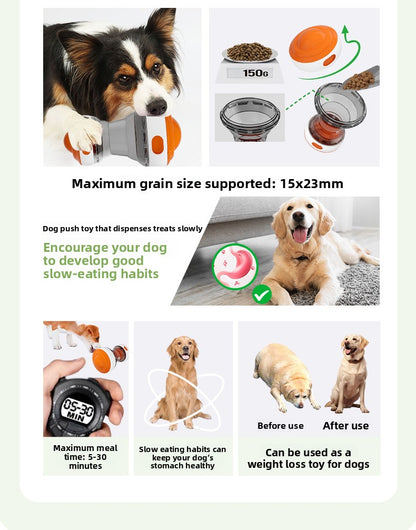 Durable Leak Proof Food Ball Chew Toy for Puppy Teething Interactive Treat Dispenser Dog Chew Bone for Aggressive Chewers Small Medium Large Breed Dogs