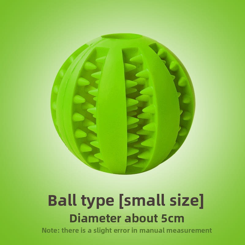 Rubber Dog Toy for Small Large Puppies Boredom Relief Sound Making Teeth Clean Ball