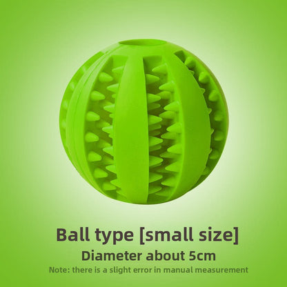 Rubber Dog Toy for Small Large Puppies Boredom Relief Sound Making Teeth Clean Ball