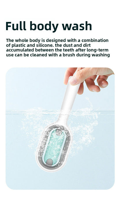 Reusable Pet Hair Removal Comb with No Wash Sticky Wipes Cat Dog Grooming Brush for Shedding Control and Furniture Carpet Clothes Fur Cleaning