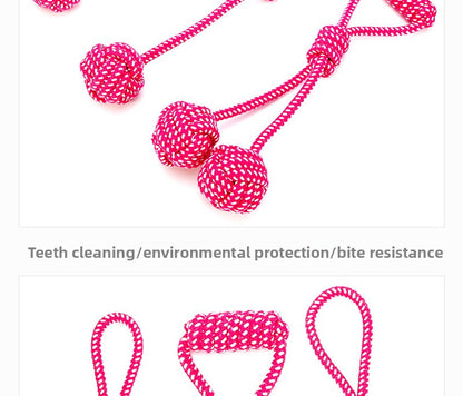 Dog Toys New Pet Cotton Rope Combination Set for Teeth Grinding