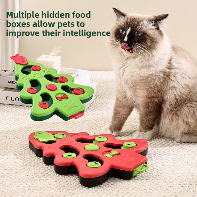 Interactive Slow Feeder Dog Bowl Cat Bowl Pet Puzzle Toys for Fast Eaters Anti Choke Educational Training Supplies Pet Feeder Mat