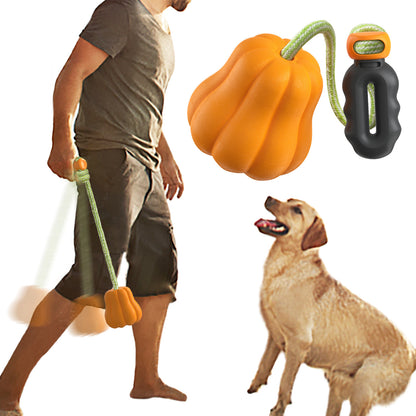 Pet Chew Toy Outdoor Hand Thrown Pumpkin Ball